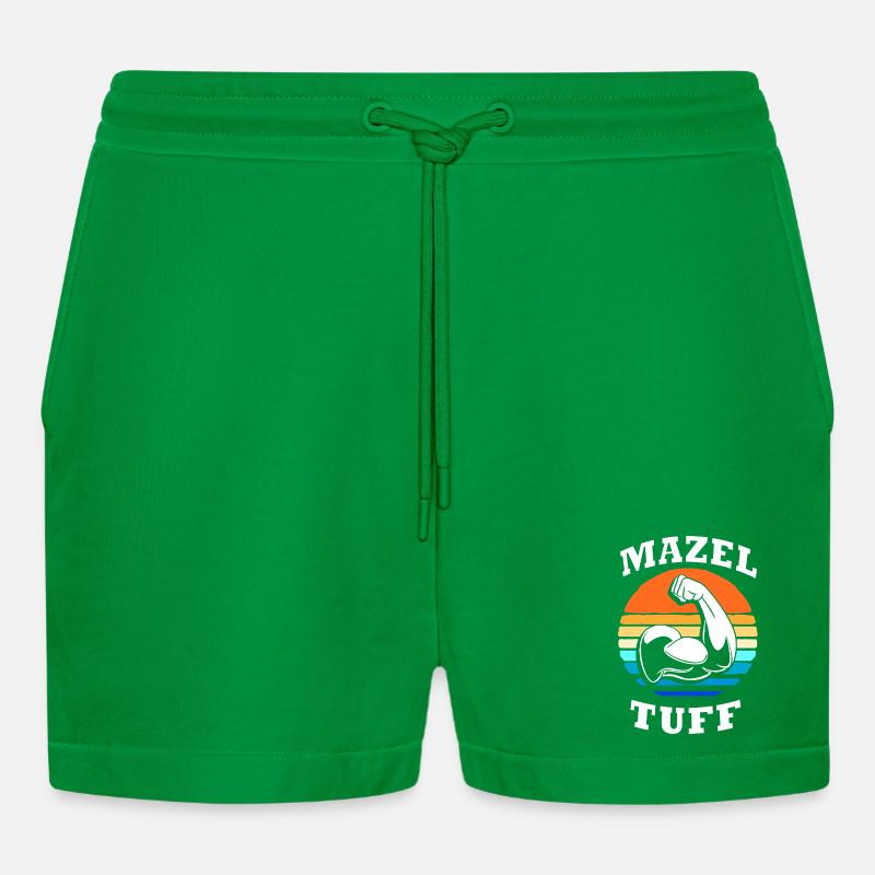 Hanoukka Hanoukka Hanoukka - Short bio décontracté court fabriqué en UE - City Green