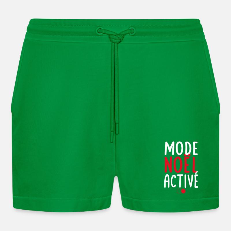 Mode Noël activé - Idée cadeau - Short bio décontracté court fabriqué en UE - City Green