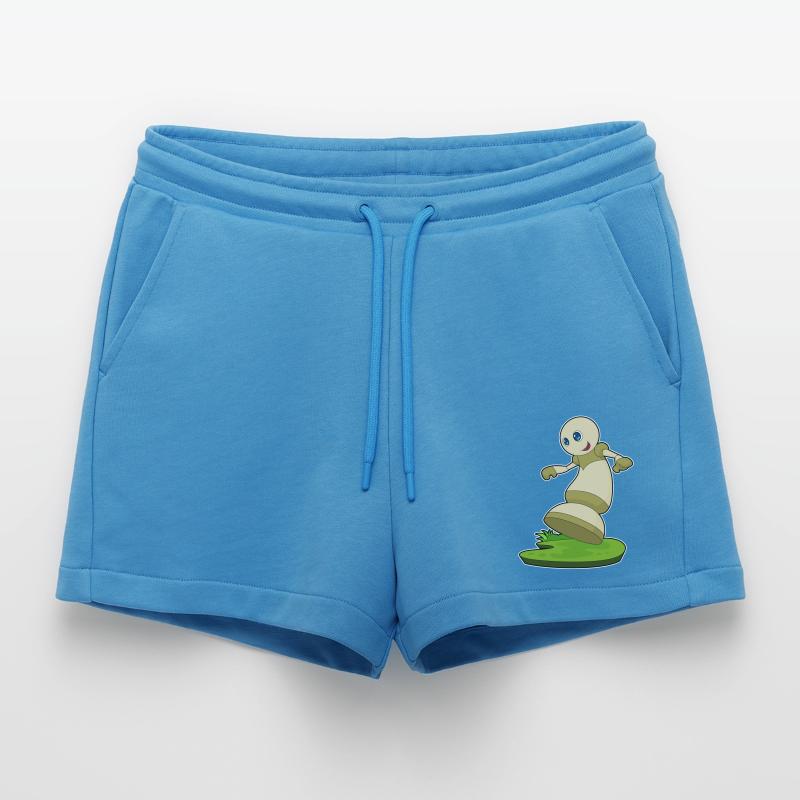 Schachfigur Bauer Schach Organic Relaxed Cropped Shorts Made in EU