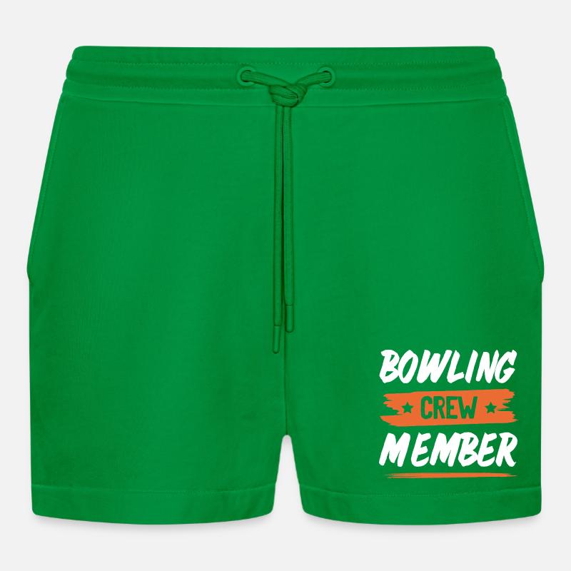 Équipe de bowling - Short bio décontracté court fabriqué en UE - City Green