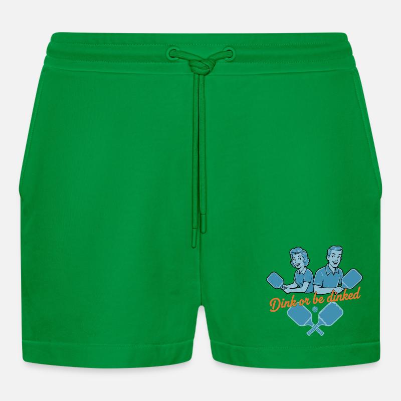 Pickleball-lustiger Spieler Dink Oder Werde Liebe - Organic Relaxed Cropped Shorts Made in EU - City Green