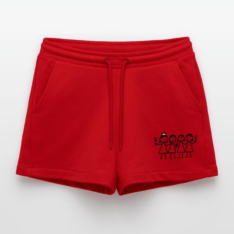 Hen Birthday Organic Relaxed Cropped Shorts Made in EU