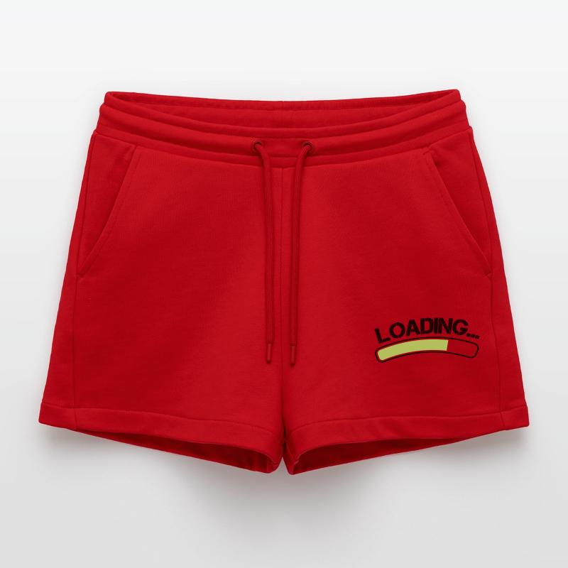 loading Organic Relaxed Cropped Shorts Made in EU