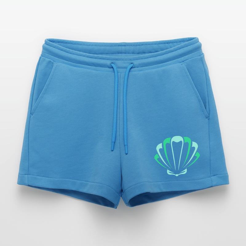 shell Organic Relaxed Cropped Shorts Made in EU