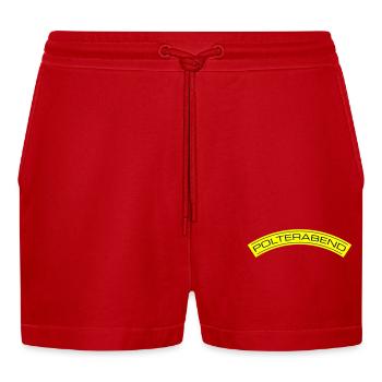 Bachelor party bachelor party - Organic Relaxed Cropped Shorts Made in EU - red - Front