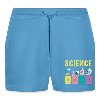 Naturwissenschaft Lehrer Regelmäßige Elemente - Organic Relaxed Cropped Shorts Made in EU -  Sol Blue - Vorne