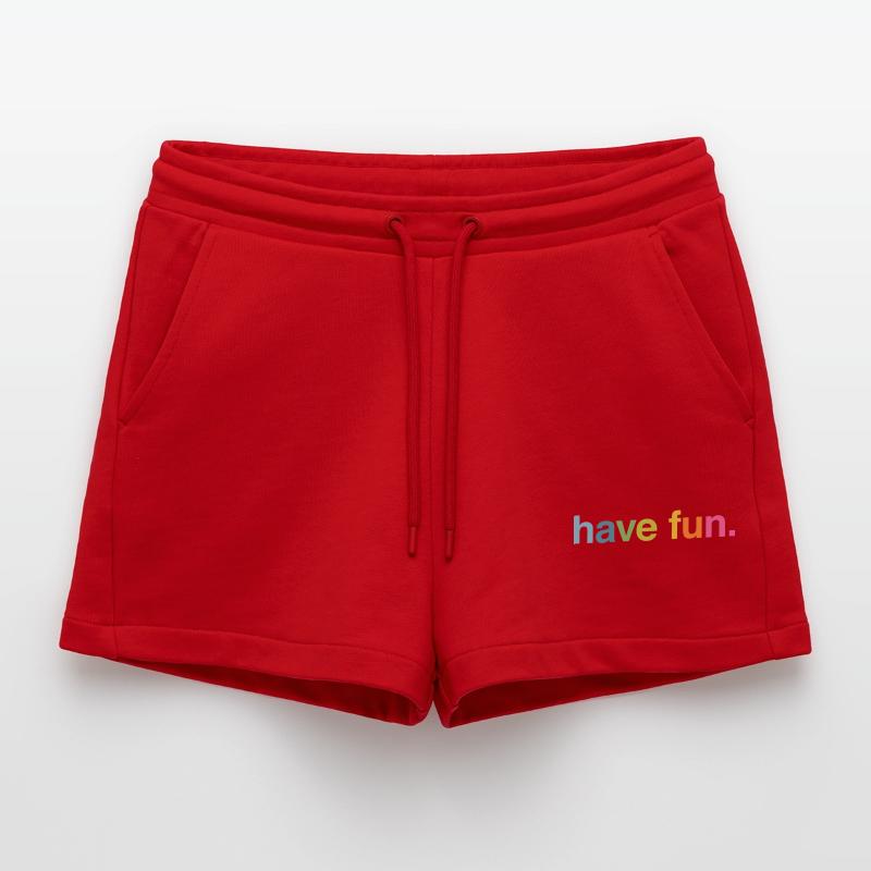 Have fun Organic Relaxed Cropped Shorts Made in EU