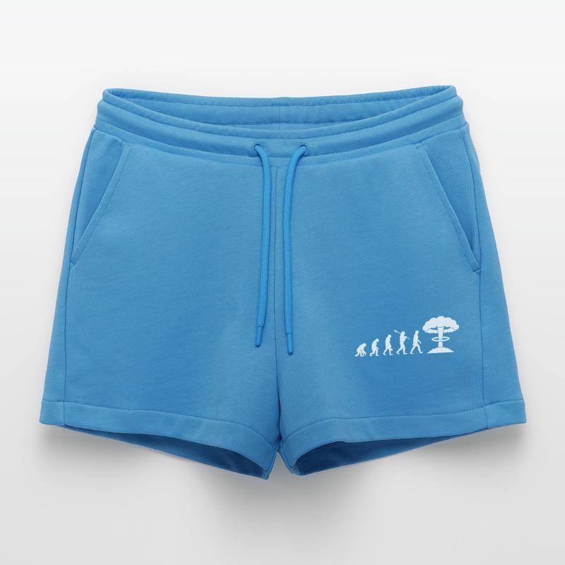 Evolution Nuclear Bomb Organic Relaxed Cropped Shorts Made in EU