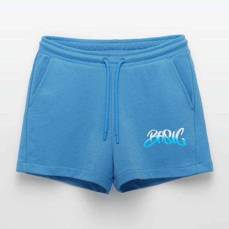 BASIC Graffiti Gradient Organic Relaxed Cropped Shorts Made in EU