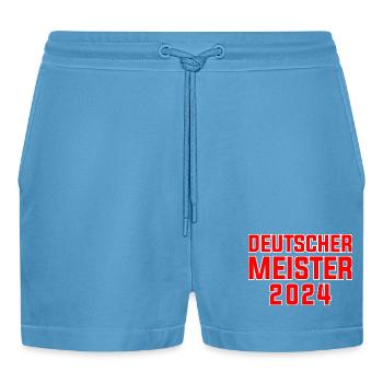 Leverkusen, champion d’Allemagne 2024 du club de football - Short bio décontracté court fabriqué en UE -  Sol Blue - Devant