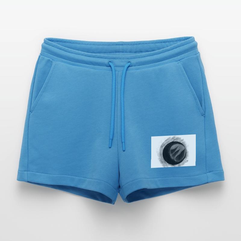 Final eclipse Organic Relaxed Cropped Shorts Made in EU