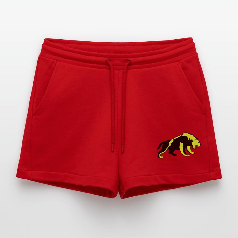 tigers 02 Organic Relaxed Cropped Shorts Made in EU