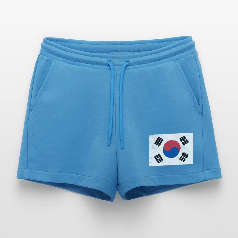 Drapeau de la Corée du Sud Short bio décontracté court fabriqué en UE