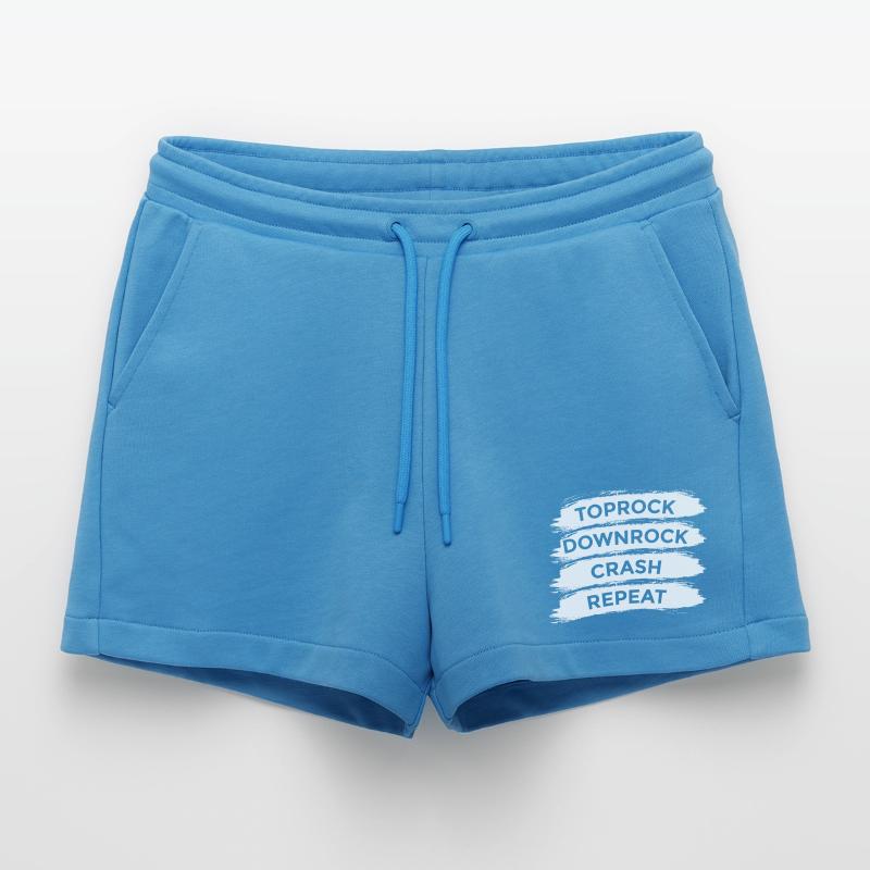 Breakdance Techniques Organic Relaxed Cropped Shorts Made in EU