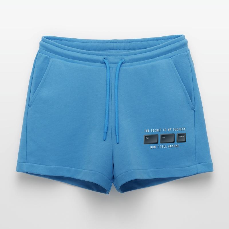 Technischer Support oder IT-Mitarbeiter oder -Mädel Organic Relaxed Cropped Shorts Made in EU