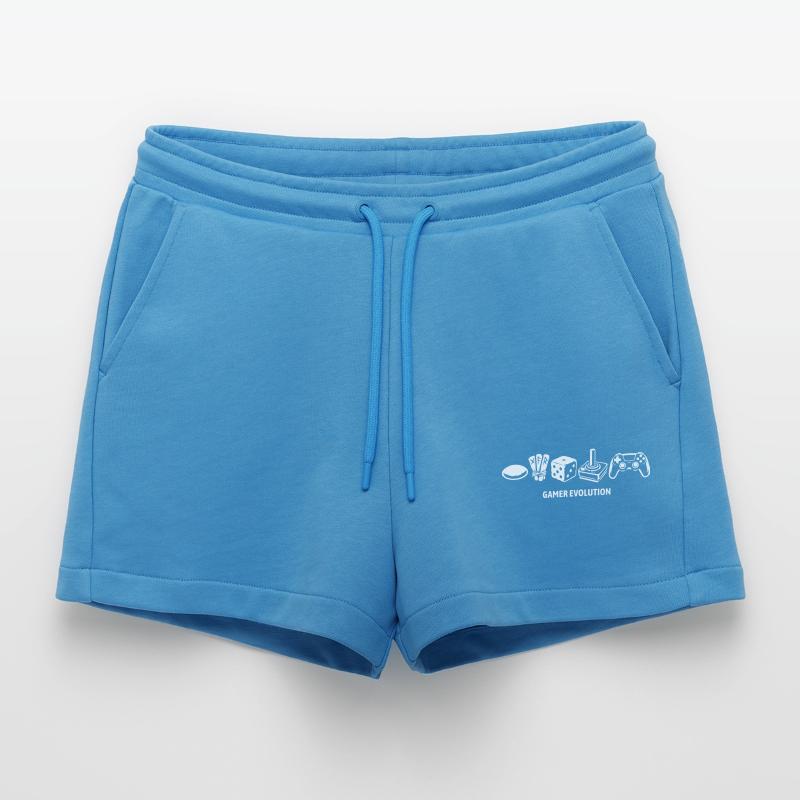 Controller Evolution | Gamers Organic Relaxed Cropped Shorts Made in EU