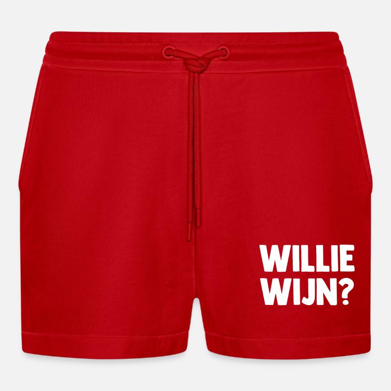 Willie Wijn ? - Pays-Bas Pays-Bas - Short bio décontracté court fabriqué en UE - rouge