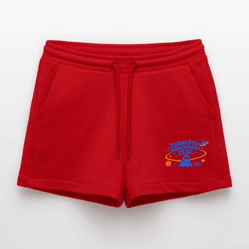 CURRENTLY SOMEWHERE ELSE Organic Relaxed Cropped Shorts Made in EU