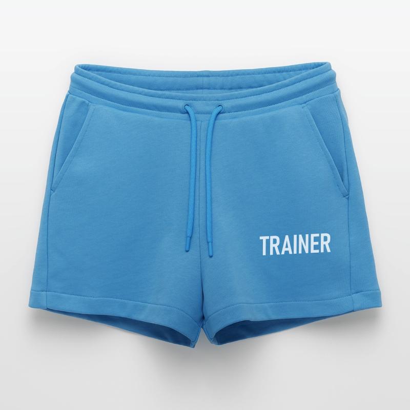 Trainer Coach Sport Training Organic Relaxed Cropped Shorts Made in EU