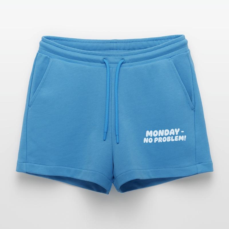 Monday without problems Design Organic Relaxed Cropped Shorts Made in EU