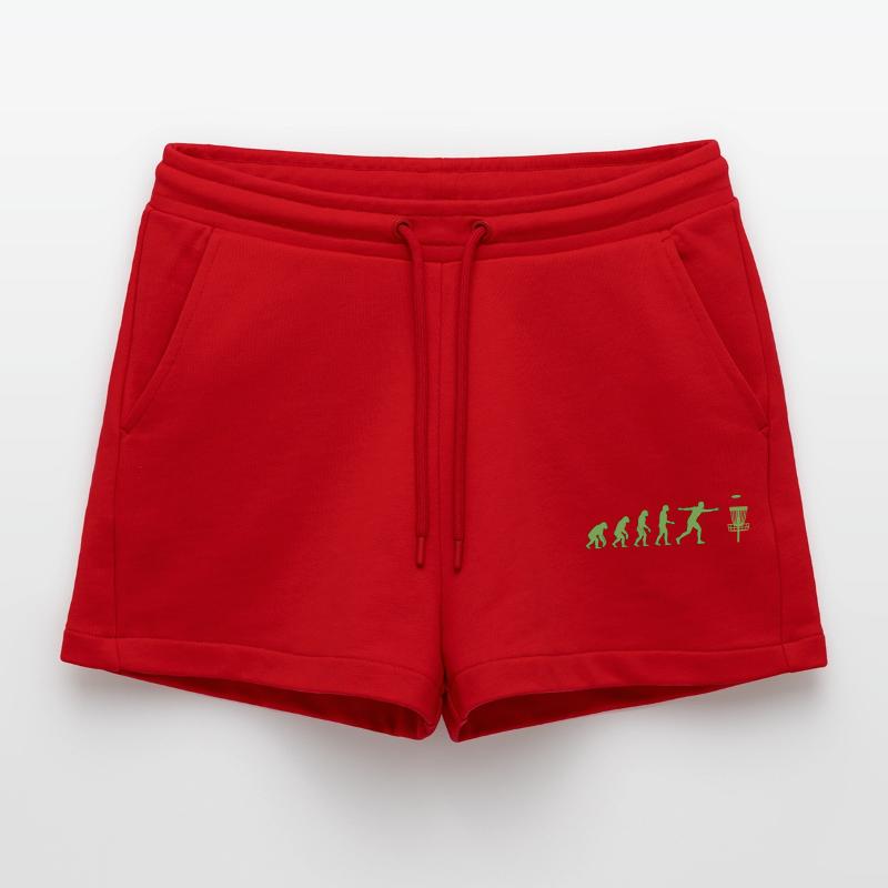 Disc Golf Evolution Drôle de Disc Golfeur Flying Disc Short bio décontracté court fabriqué en UE