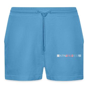 design cool sexy fou - Short bio décontracté court fabriqué en UE -  Sol Blue - Devant