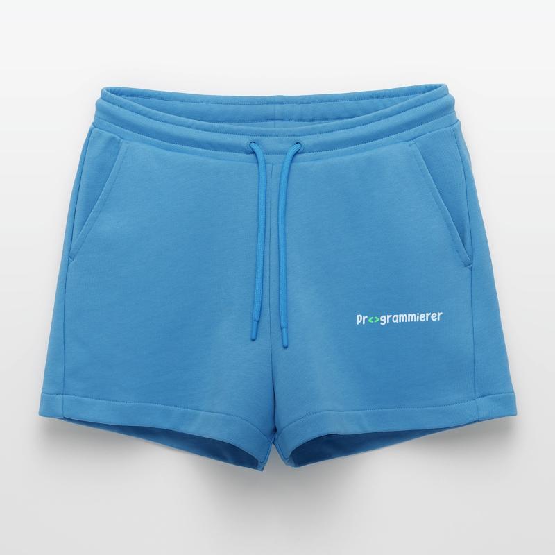 Programmierer Computerfreak Skripting Code Nerd Organic Relaxed Cropped Shorts Made in EU
