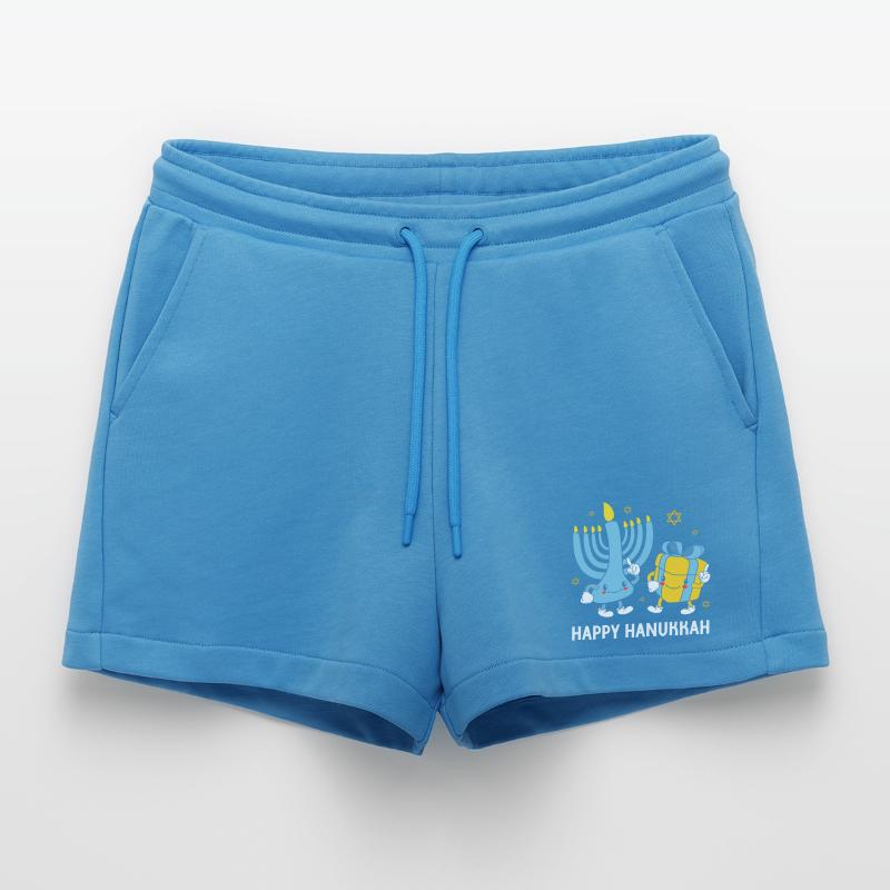 Hanoukka Hanoukka Hanoukka Gnome Short bio décontracté court fabriqué en UE