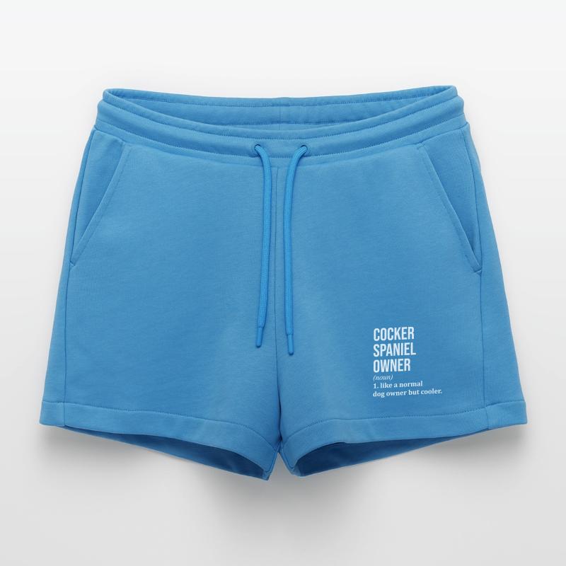 Cocker Spaniel Organic Relaxed Cropped Shorts Made in EU
