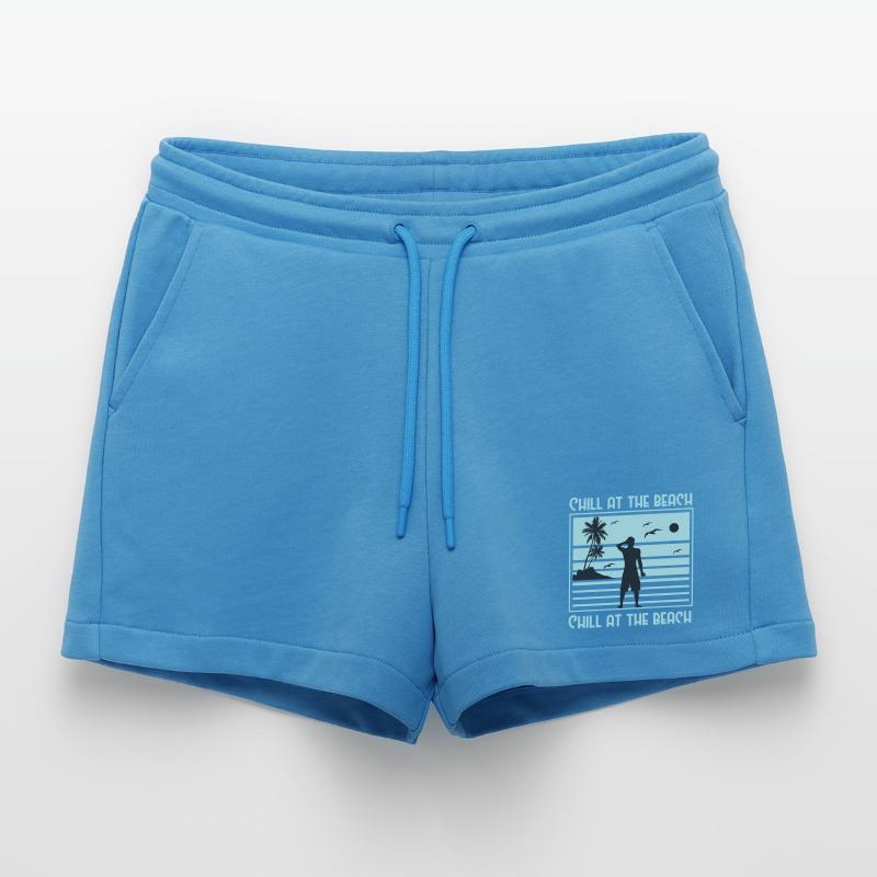 Conception de silhouette de plage décontractée Short bio décontracté court fabriqué en UE