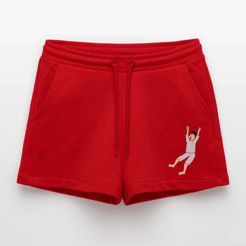 Mann im Schlafanzug Organic Relaxed Cropped Shorts Made in EU