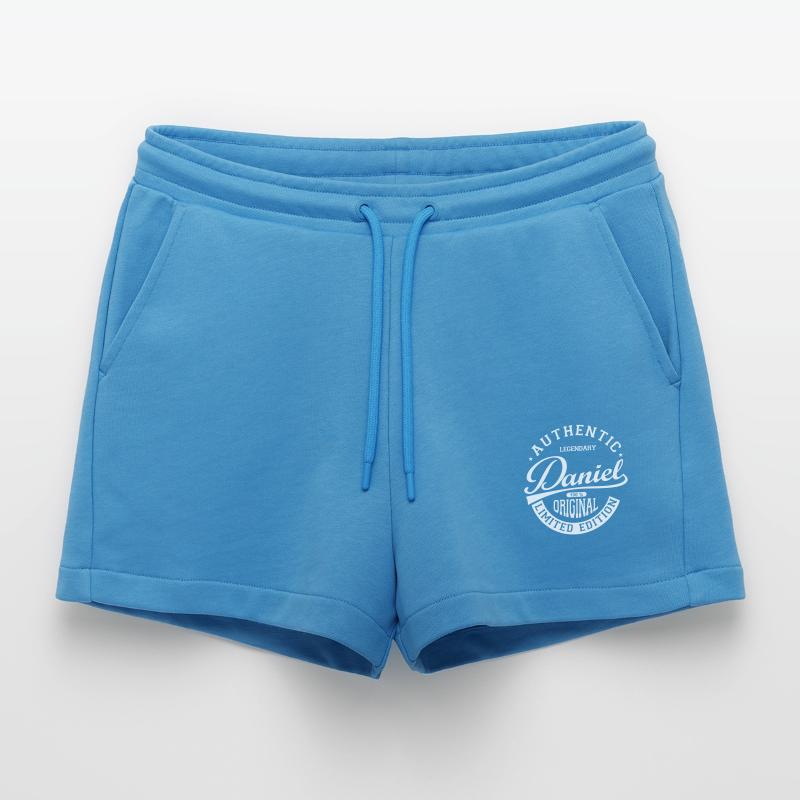 Daniel gift tshirt personalized first name daniel Organic Relaxed Cropped Shorts Made in EU