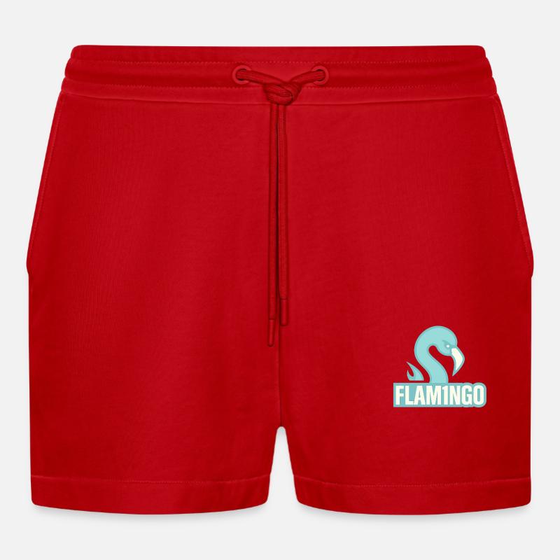 B4E2EBF6 FE65 48AA B311 DACB3B099628 - Organic Relaxed Cropped Shorts Made in EU - Rot