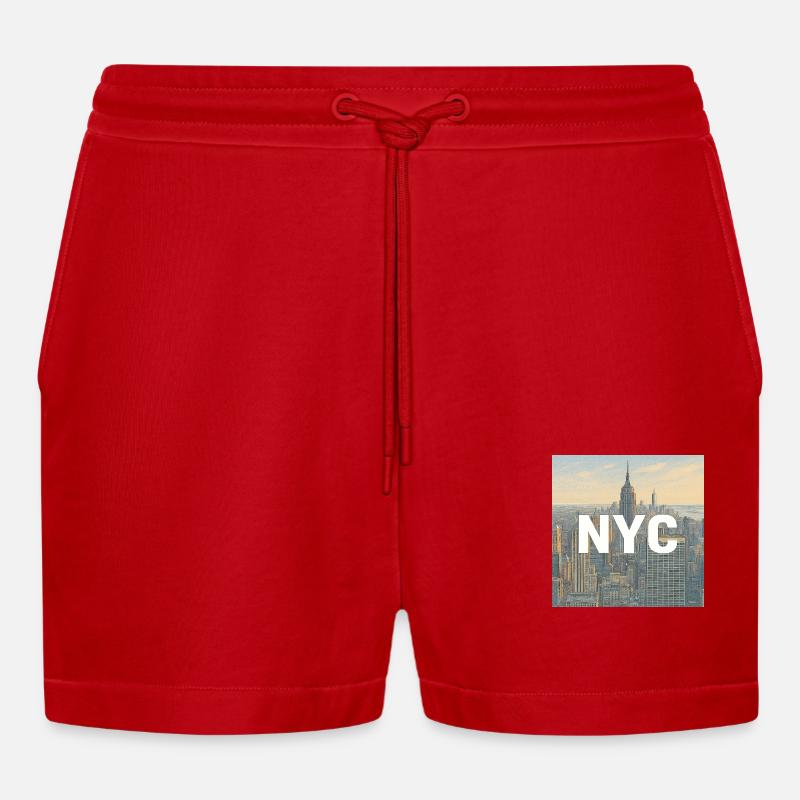 A469D39E 9820 4F39 8F2C D07271D96FF0 - Short bio décontracté court fabriqué en UE - rouge