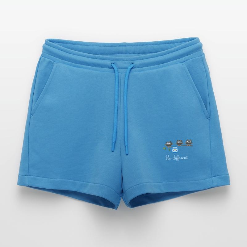 Be Different Eule Organic Relaxed Cropped Shorts Made in EU