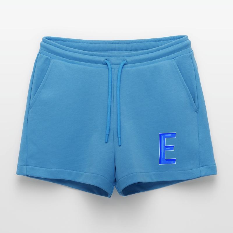Point E - Initial point E Organic Relaxed Cropped Shorts Made in EU