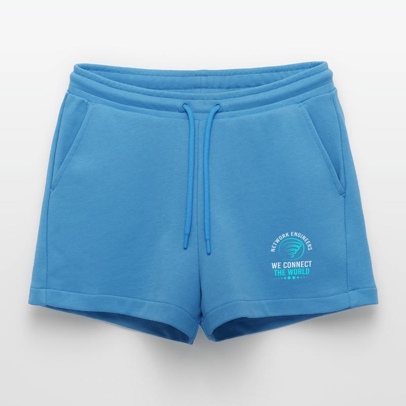Network Engineer Programmer Computer Scientist Organic Relaxed Cropped Shorts Made in EU