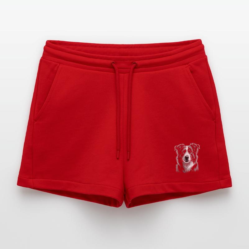 Boder Collie Organic Relaxed Cropped Shorts Made in EU