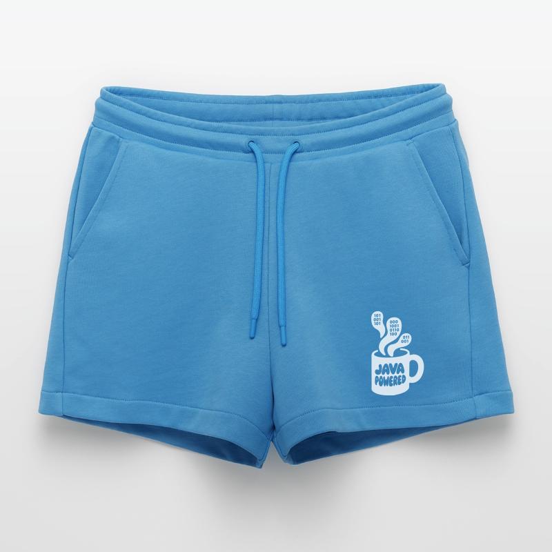 Java Powered Mug: Binary Steam Organic Relaxed Cropped Shorts Made in EU