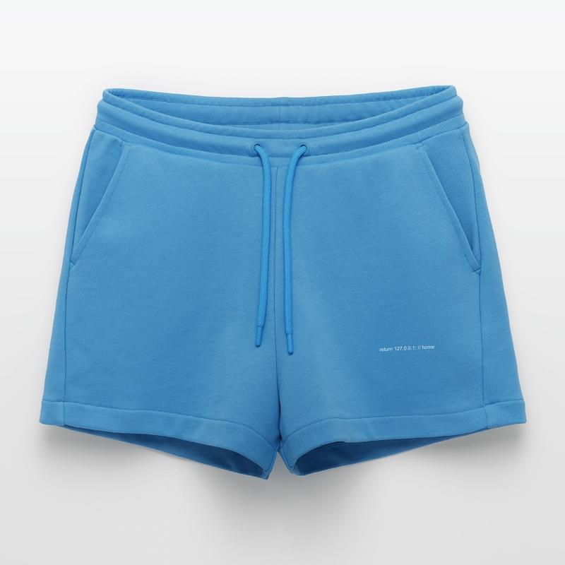 Programmierer Nerd IT Witz Developer Zuhause Organic Relaxed Cropped Shorts Made in EU