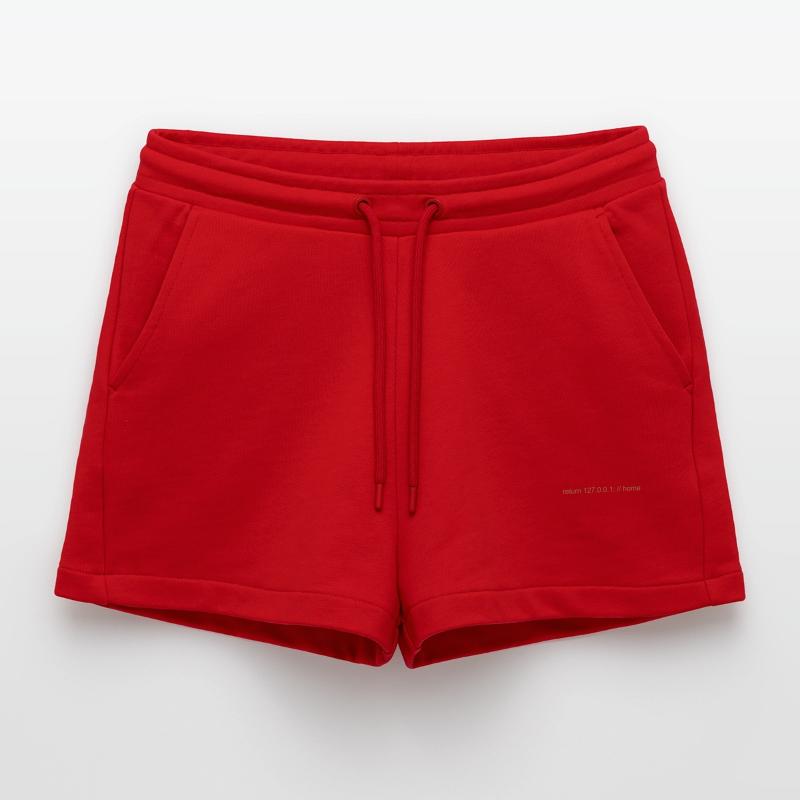 Programmierer Nerd IT Witz Developer Zuhause Organic Relaxed Cropped Shorts Made in EU