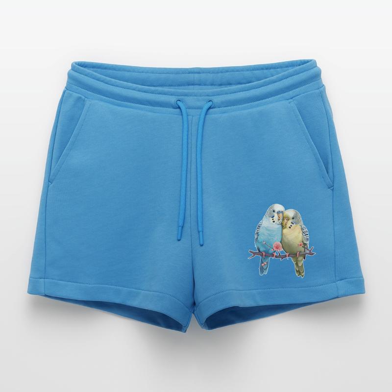 Wellensittiche Organic Relaxed Cropped Shorts Made in EU