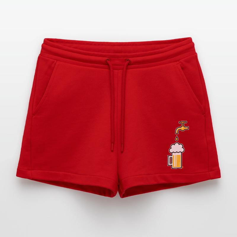 Robinet de chope à bière (Chope à bière Chope à bière / 3C) Short bio décontracté court fabriqué en UE