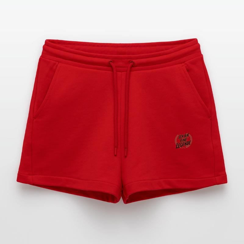 Ich bin eine Legende Organic Relaxed Cropped Shorts Made in EU