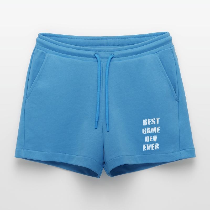 Game Developer Organic Relaxed Cropped Shorts Made in EU