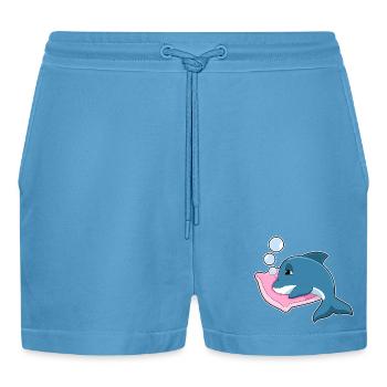 Oreiller de couchage Dolphin - Short bio décontracté court fabriqué en UE -  Sol Blue - Devant