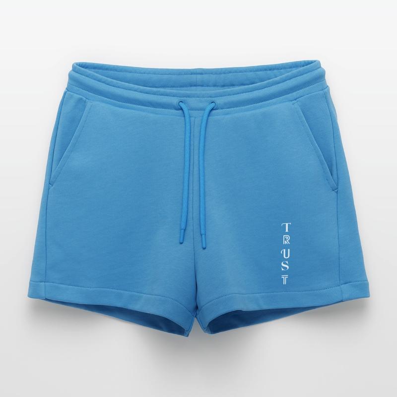 TRUST – Trust your path Organic Relaxed Cropped Shorts Made in EU