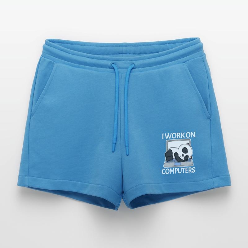 Computer Nerd Programmierer Herren Geschenk Organic Relaxed Cropped Shorts Made in EU