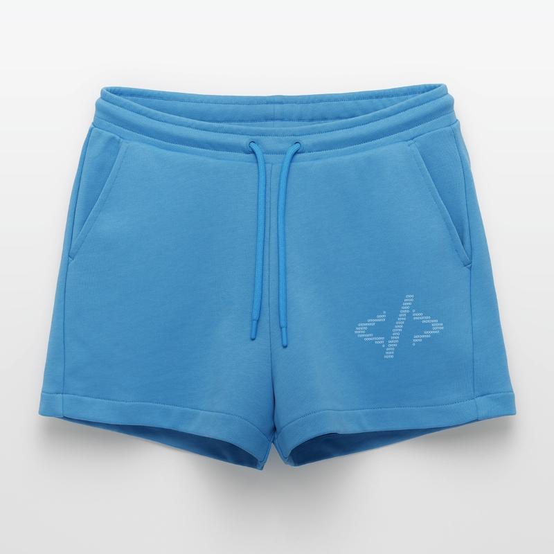 Hacker Hacking Code Computer Java Spruch Geschenk Organic Relaxed Cropped Shorts Made in EU