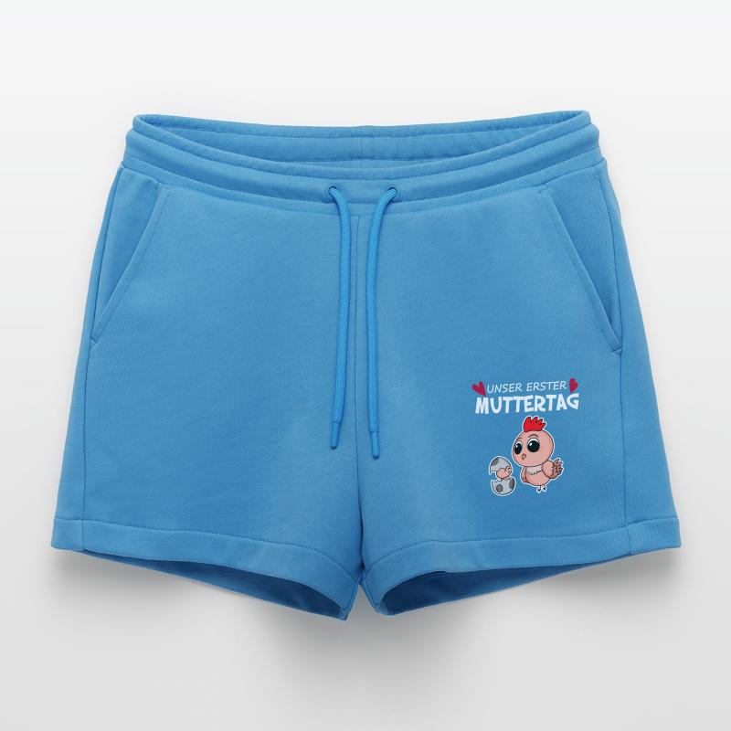 Muttertag Geschenk - Unser erster Muttertag Organic Relaxed Cropped Shorts Made in EU